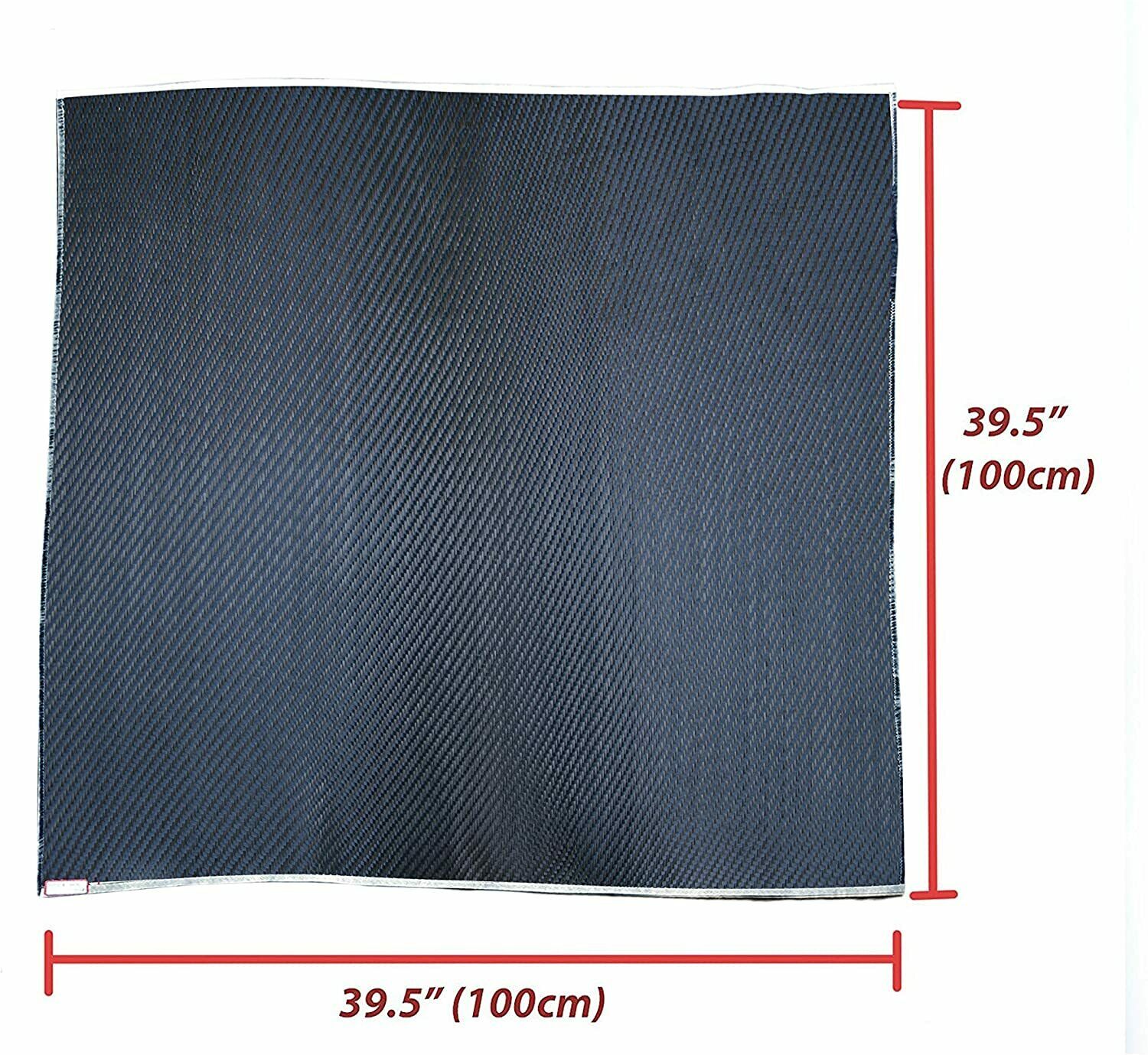 Carbon Fiber Fabric Blue Twill Weave 3K/200g 39.3 in x 39.3 in BLUE 
